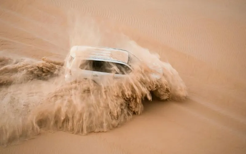 Dune Bashing in Desert Safari