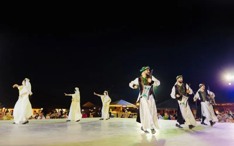 Music Show in Desert