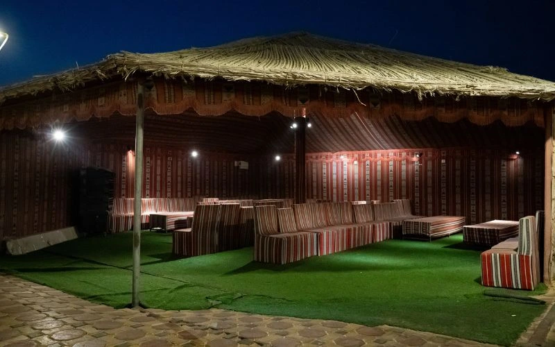 Camping in Abu Dhabi Desert